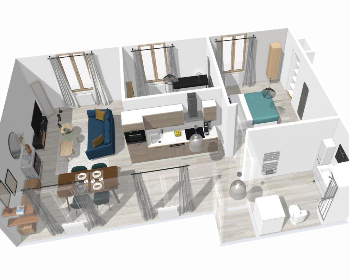 Artsmalt *Ideal Pro * Proche Commerces * 2 Chambres * Tout Confort Montluçon Esterno foto